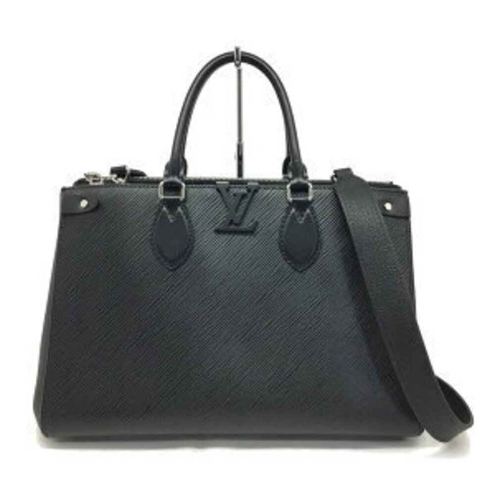 LOUIS VUITTON Grenelle Tote Handbag Shoulder Bag Epi Noir Black